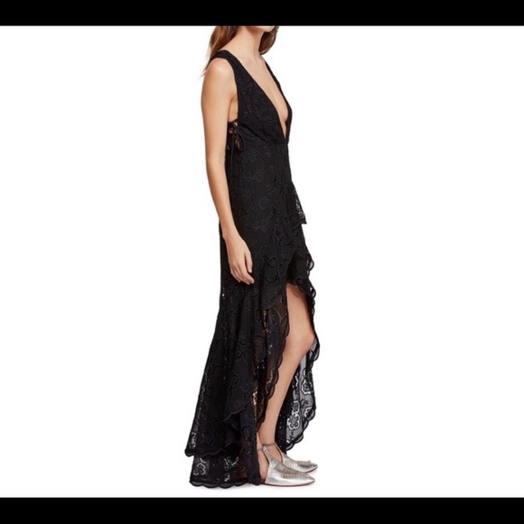 NWT $250 Free People Catalina Black Dress 0 ~ XS - Picture 8 of 14